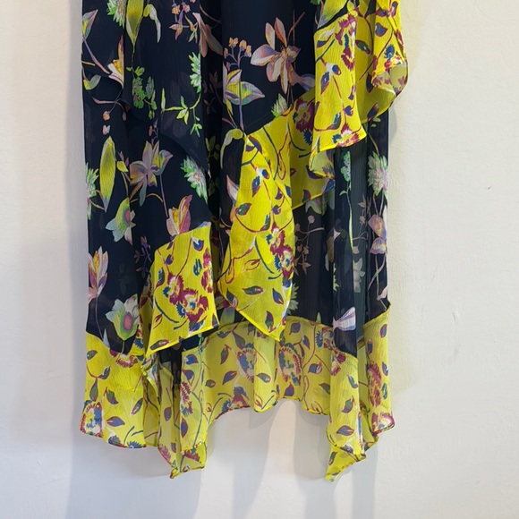 Tanya Taylor Floral Ruffle Skirt Size 2 – Asymmetrical Hem - Picture 5 of 7